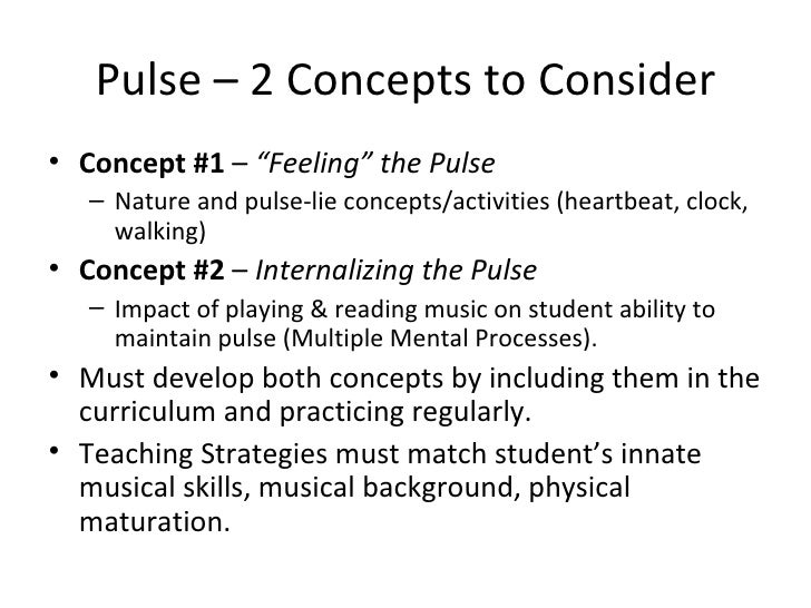 Fundamentals of music pulse, meter, rhythm