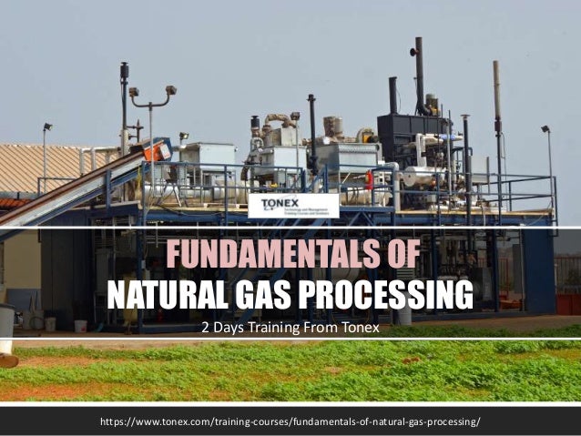 Fundamentals Of Natural Gas Processing Tonex Training - 
