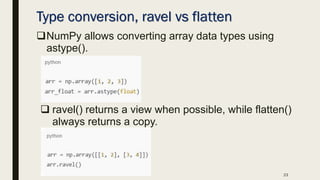 Fundamentals of NumPy, operation and application-Saurav Barua.pdf