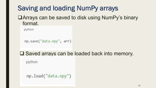 Fundamentals of NumPy, application, techniques-Saurav Barua.pdf