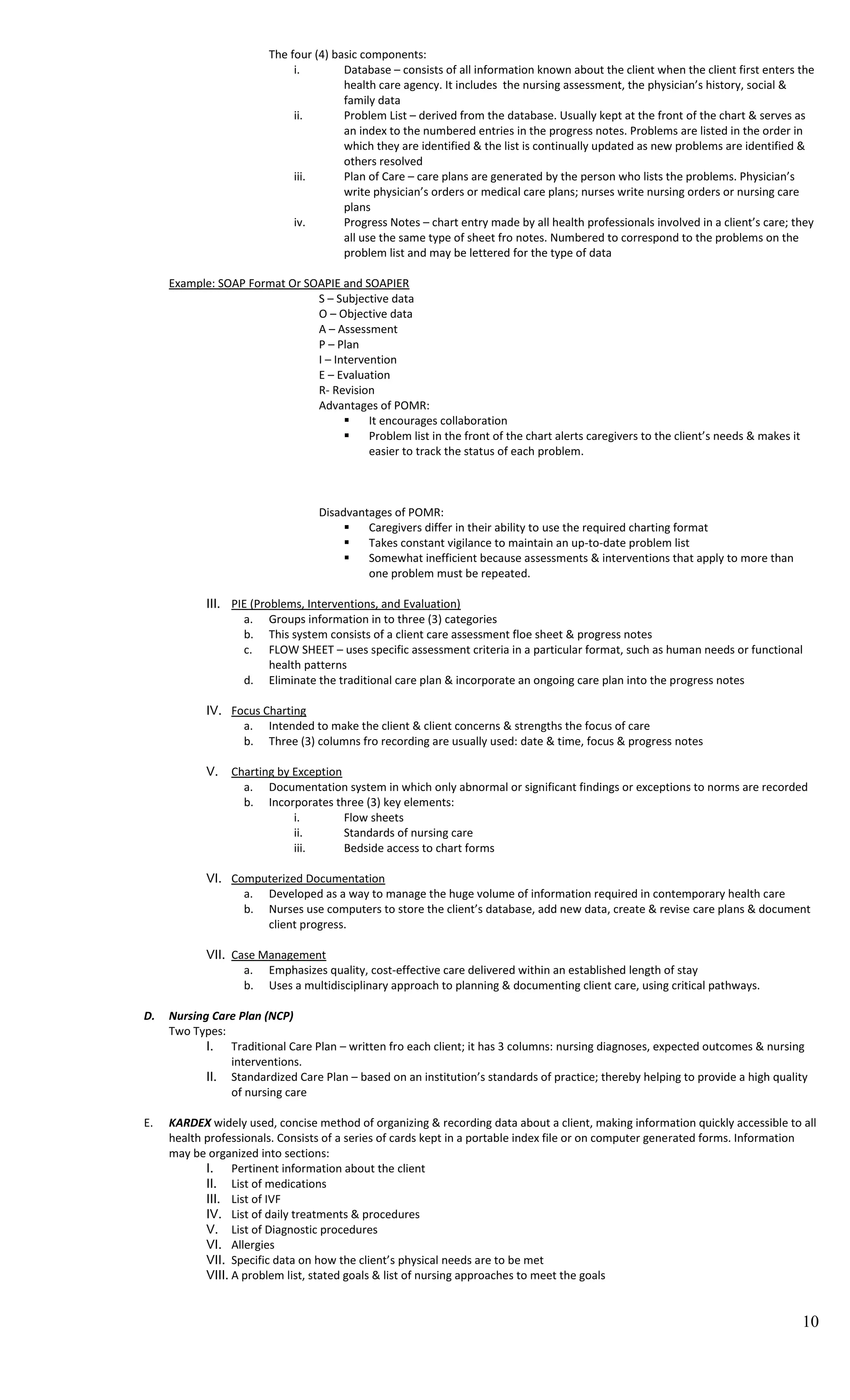 SECONDARY DATA – are SUPPORT PEOPLE(family members, friends, caregivers), CLIENT RECORD, HEALTH CARE PROFESSIONALS(doctors, nurses, physiotherapist, social workers), LITERATURE (standards/norms,cultural and health practices, spiritual beliefs)