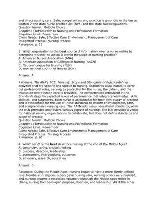 Fundamentals of Nursing The Art and Science of Person-Centered Care ...