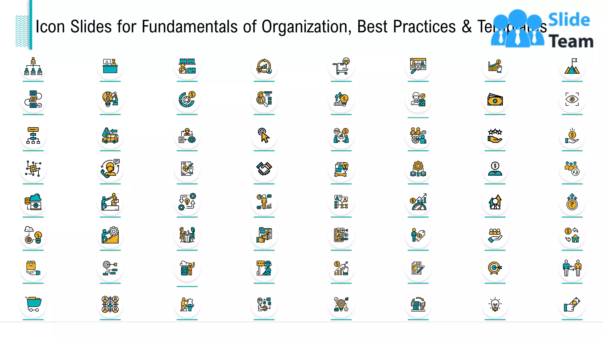 Icon Slides for Fundamentals of Organization, Best Practices & Templates
22
 
