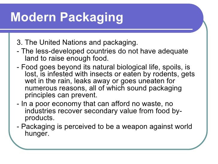 Fundamentals of packaging technology