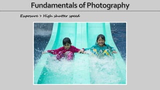 Exposure > High shutter speed
 