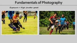 Exposure > High shutter speed
 