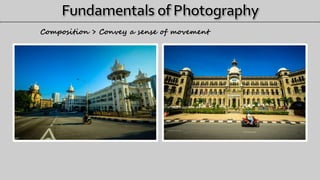 Composition > Convey a sense of movement
 