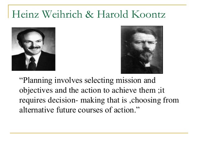 Fundamentals of planning