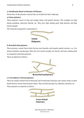 Polymer Structure Chart.pdf Fundamentals of polymer chemistry | PDF