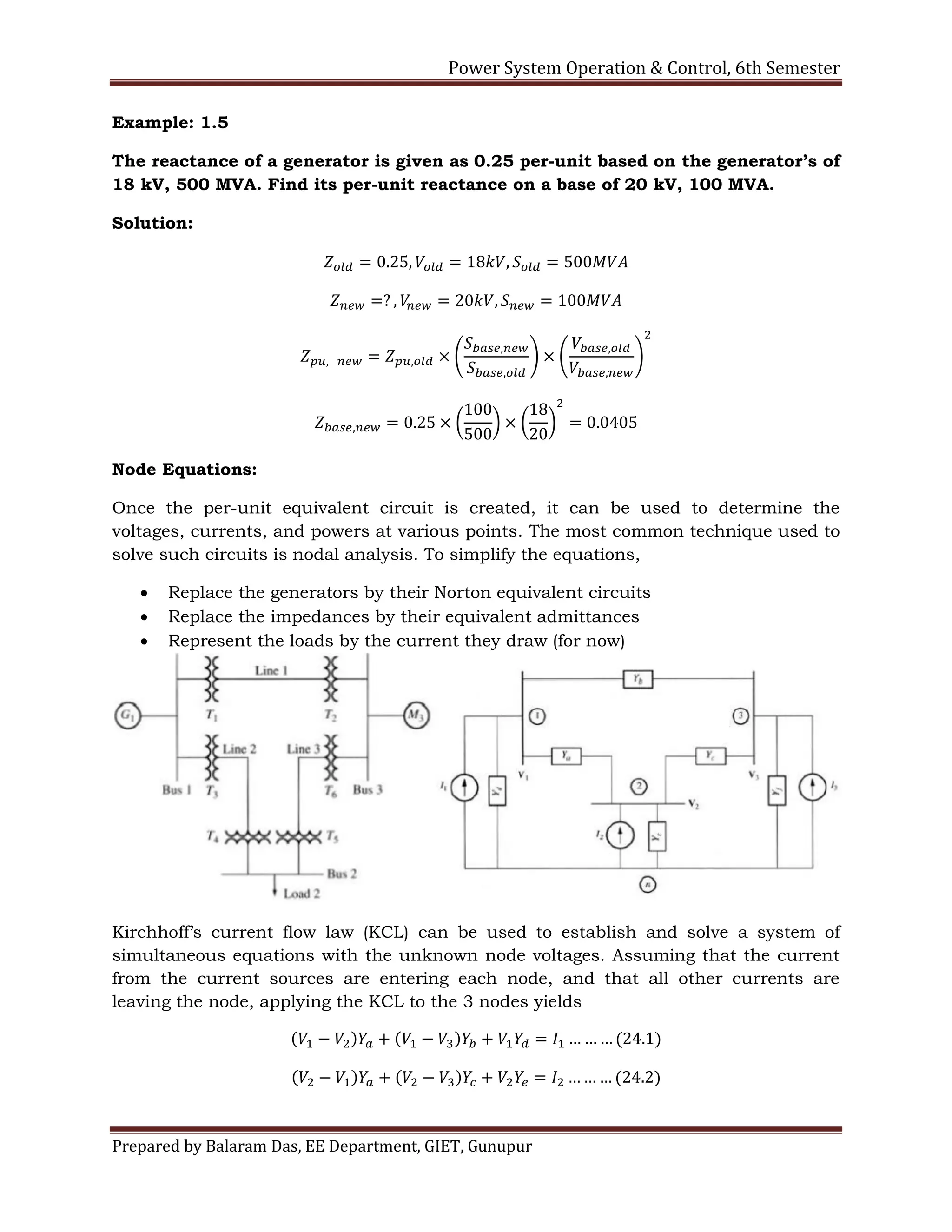 Fundamentals of power system | PDF