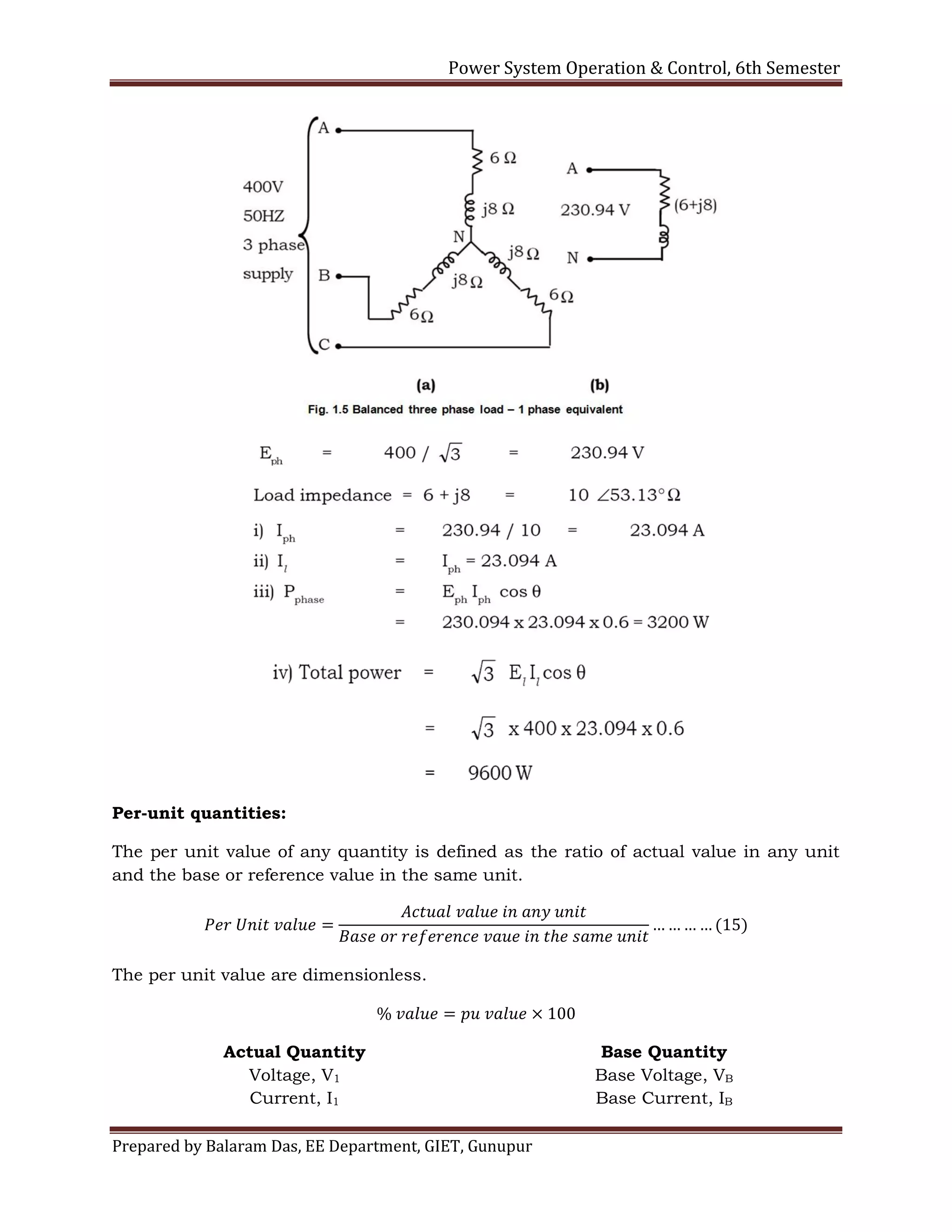 Fundamentals of power system | PDF