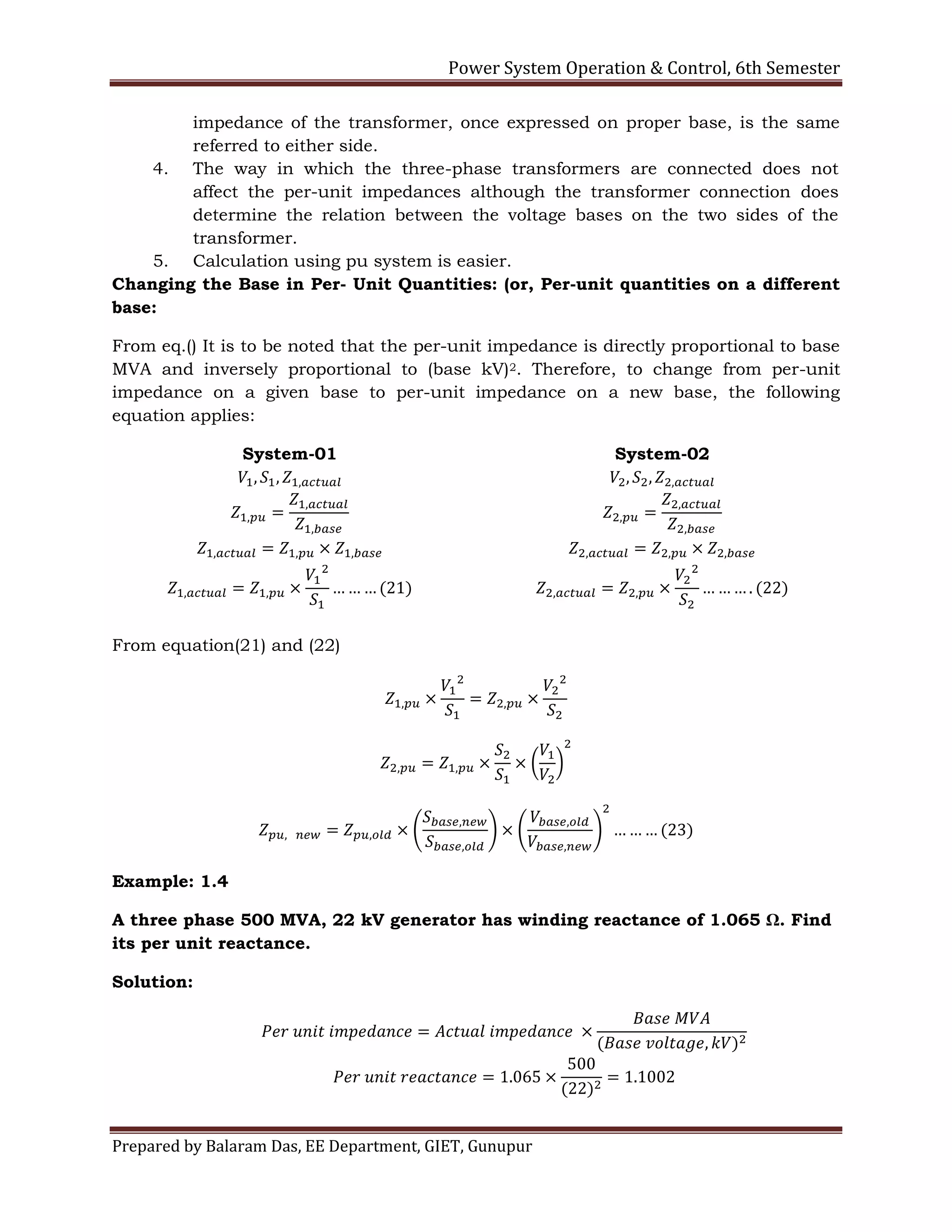 Fundamentals of power system | PDF