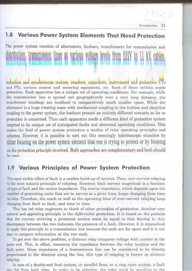 Fundamentals of power system protection by paithankar