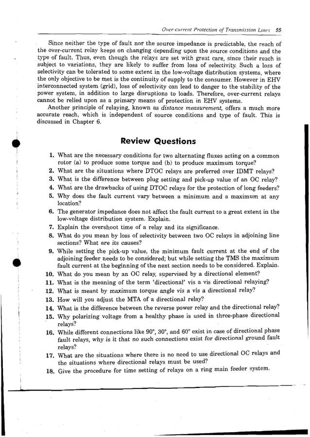 Fundamentals of Power System protection by Y.G.Paithankar and S.R.Bhide