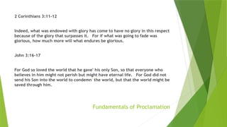 Fundamentals of Proclamation in Catholic Church | PPTX