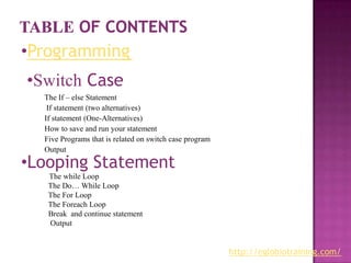 Fundamentals of programming final santos | PPTX