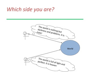 Which side you are?
World
 