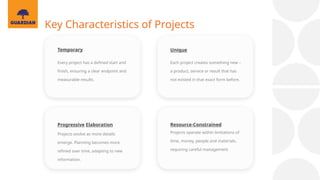 Fundamentals of Project Management.pptx A Guardian Life Approach | PPTX