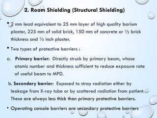 Structural Shielding Fundamentals of Radiobiology: Radiation hazard and protection | PPTX