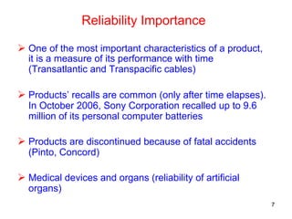 Fundamentals of reliability engineering and applications part1of3 | PDF