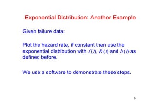 Fundamentals of reliability engineering and applications part2of3 | PDF