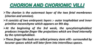 Right Chorionic Fundamentals of reproduction | PPTX