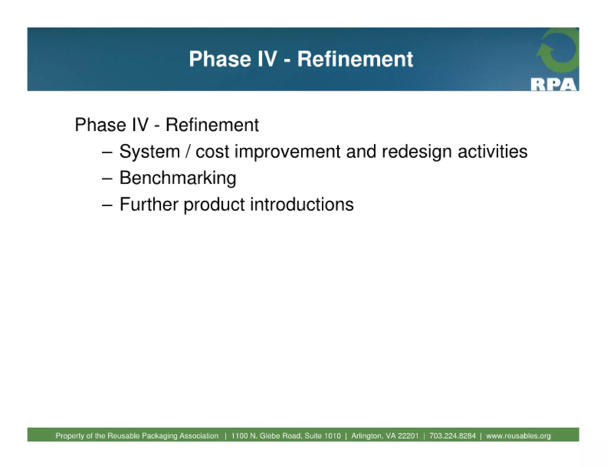 Fundamentals of reusable packaging 2010