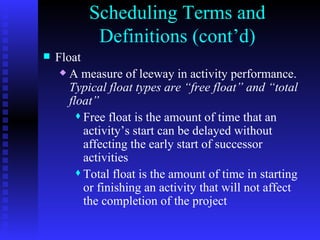 Fundamentals of scheduling | PPT