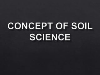 Fundamentals Of Soil Science Ppt Fundamentals Of Soil Science Ppt