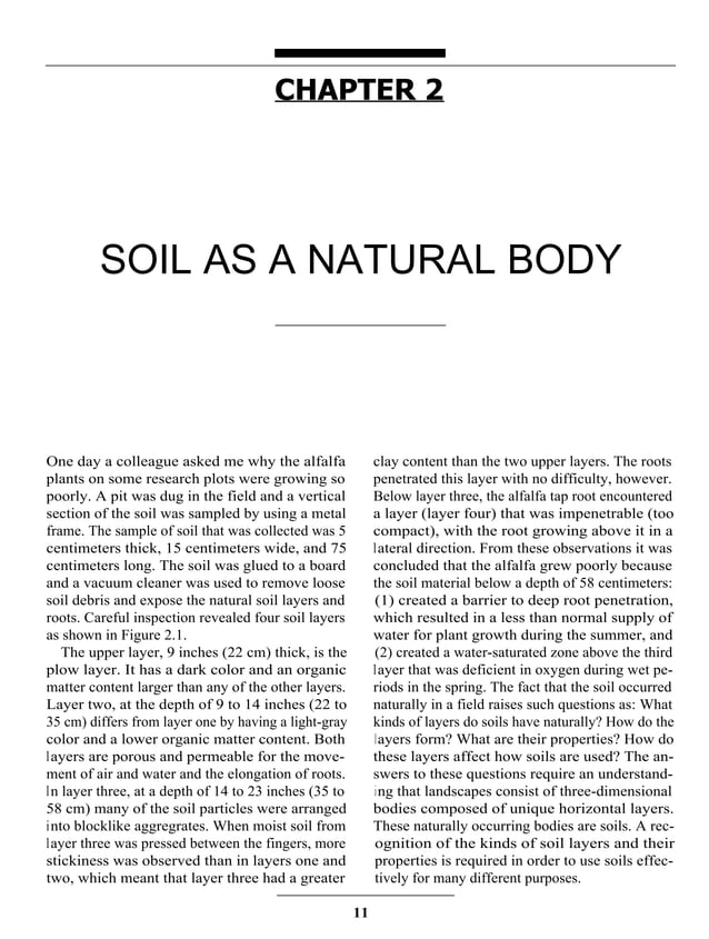 Fundamentals of soil science pdf