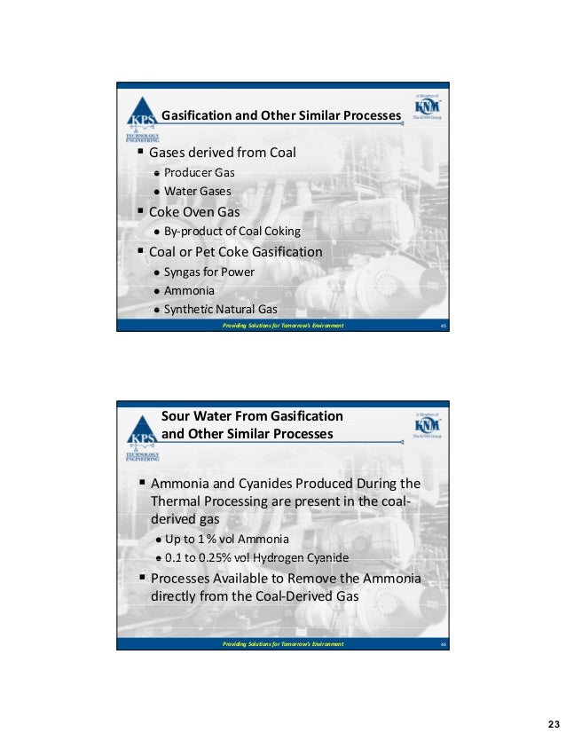 Natural Gas Stripping Of Sour Water Natural Gas Stripping Of Sour Water