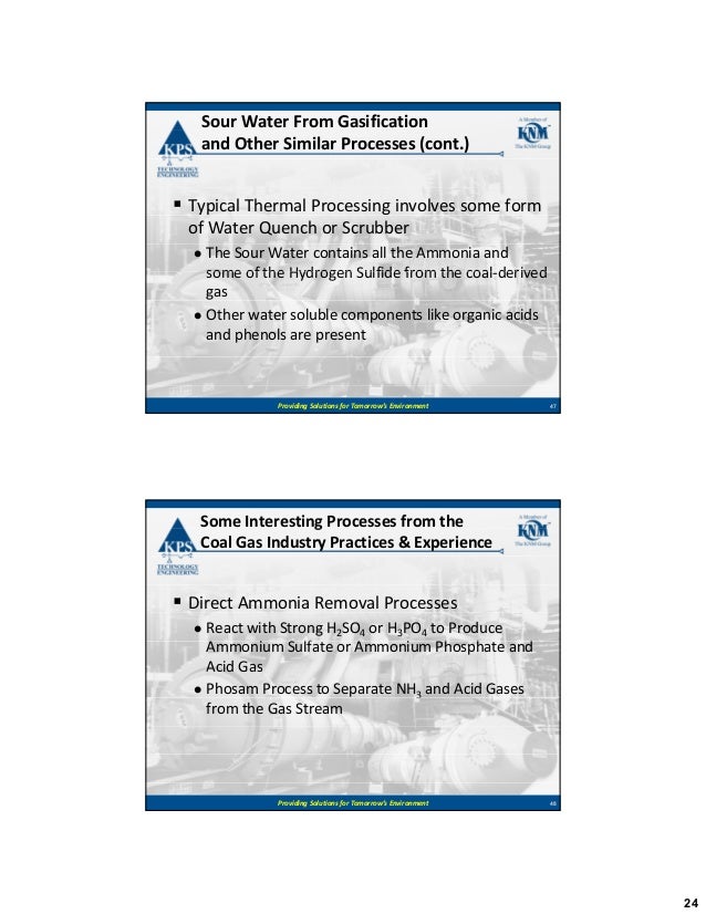 Natural Gas Stripping Of Sour Water Natural Gas Stripping Of Sour Water