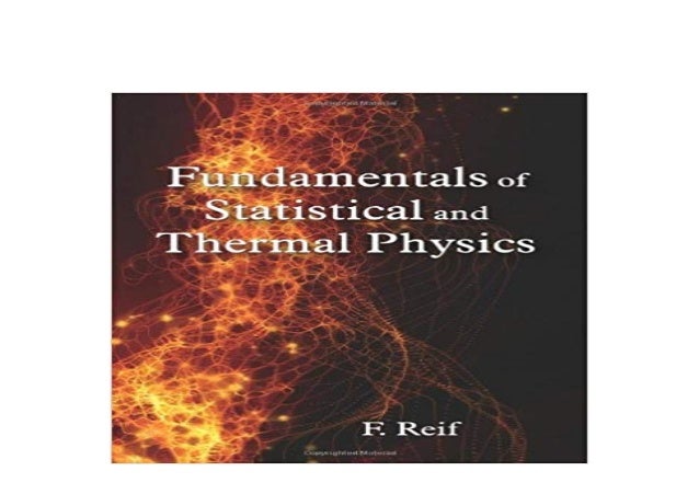 fundamentals of statistical and thermal physics reif pdf download