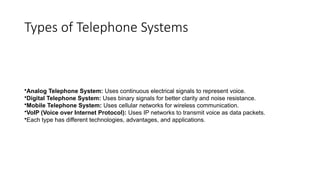 Fundamentals of Telephone Systems Presentation.pptx