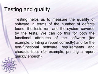 Fundamentals of testing | PPT