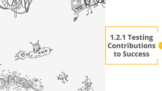 1.2.1 Testing
Contributions
to Success
16
 