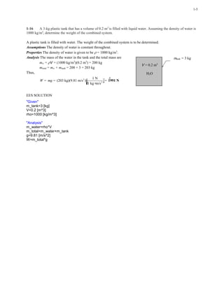 Complete Exercise Solutions - Fundamentals of Thermal Fluid Sciences ...