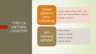 Fundamentals of urinary tract drainage | PPTX