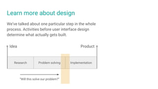 Fundamentals of User Interface Design
