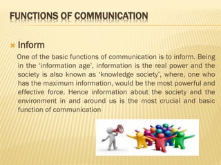 Communication Functions Visual Fundamentals of visual communication unit I | PDF