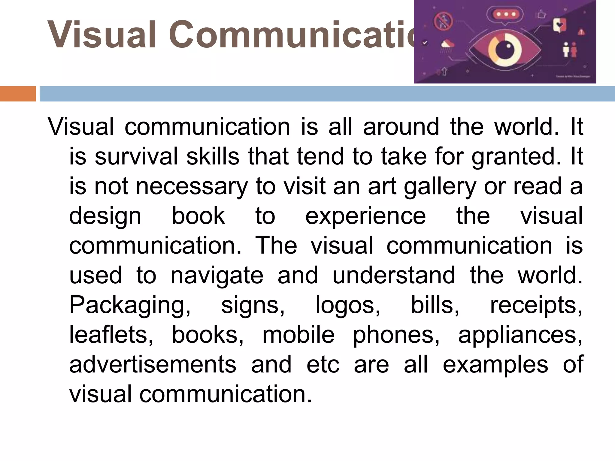 Fundamentals of visual communication unit ii | PPTX