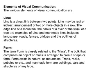 Fundamentals of visual communication unit ii | PPTX