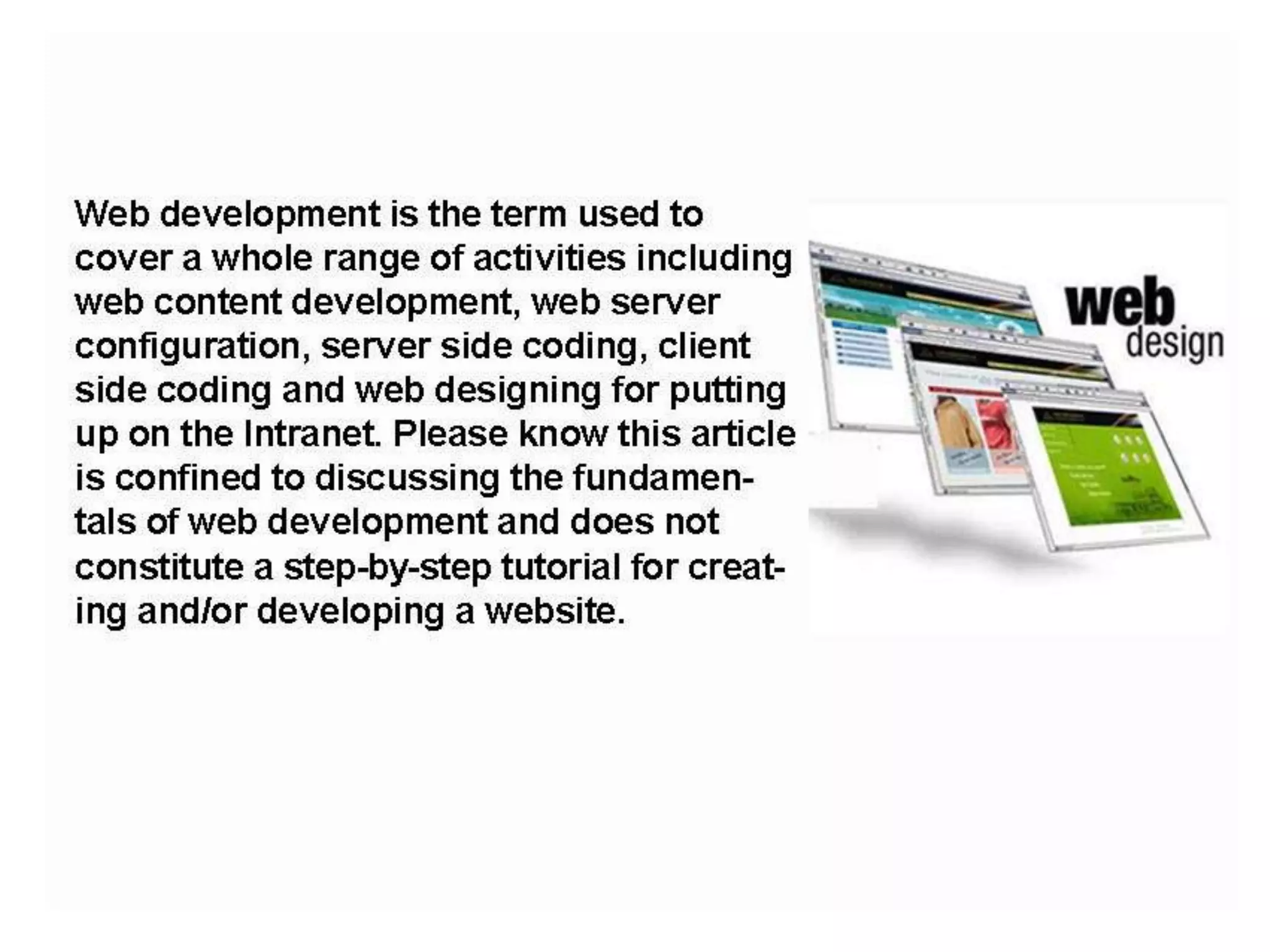 Fundamentals of web development | PPTX