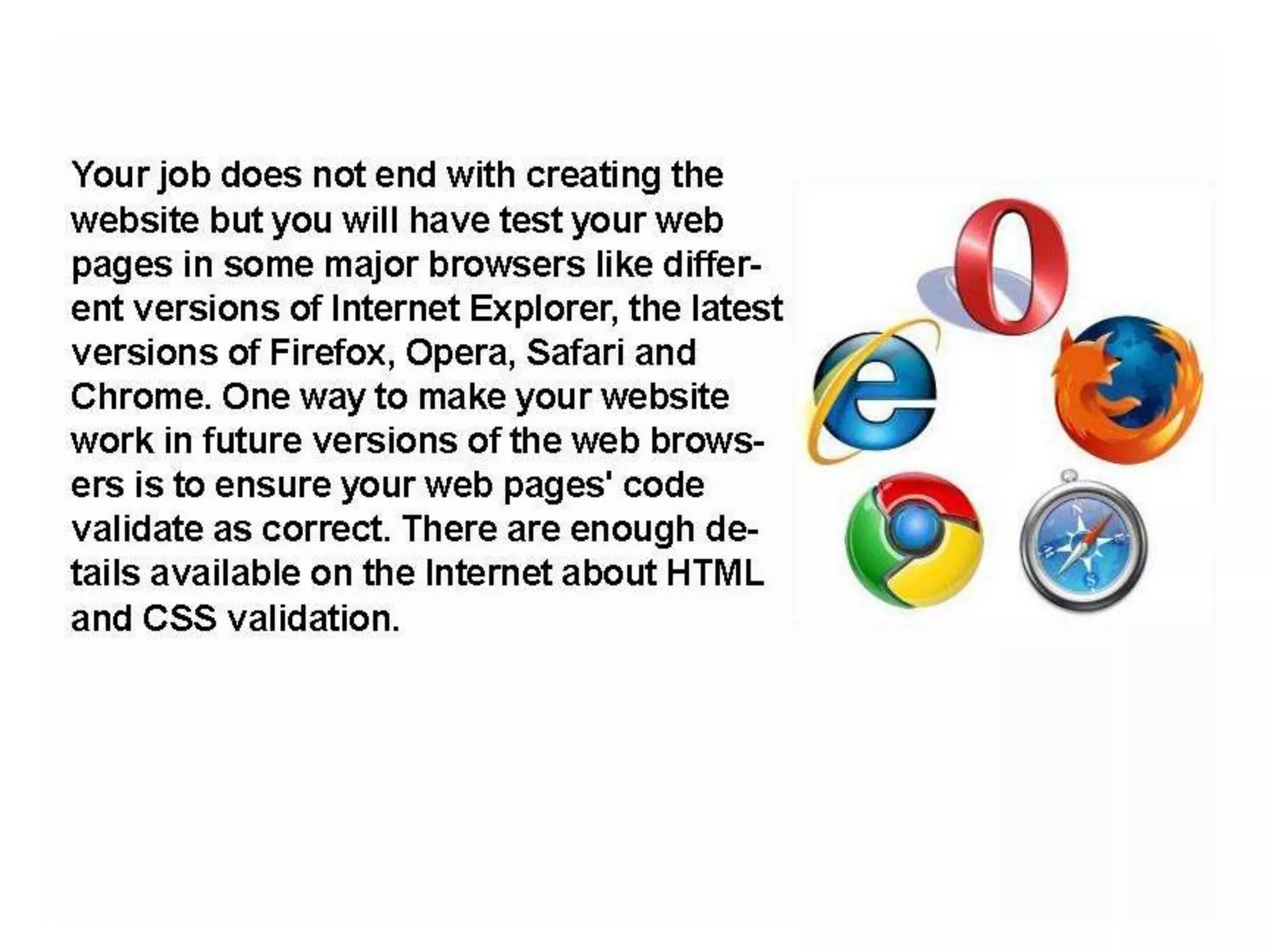 Fundamentals of web development