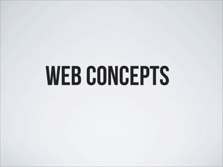 web concepts
 