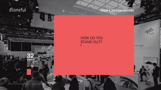 hannovermesse.de/en/... /lead-services
OVER 6,500 EXHIBITORS
32
BOOTHS
ARE VISITED
ON AVERAGE
BY VISITORS
HOW DO YOU
STAND OUT?
 
