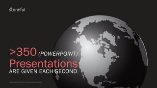 >350(POWERPOINT)
Presentations
ARE GIVEN EACH SECOND
Parks, Bob (2012-08-30), Bloomberg Businessweek
 