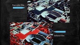 True color film
Infrared film
 