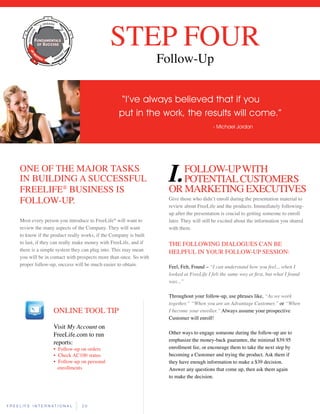 FREELIFE Fundamentals Success