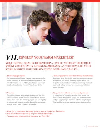 FREELIFE Fundamentals Success